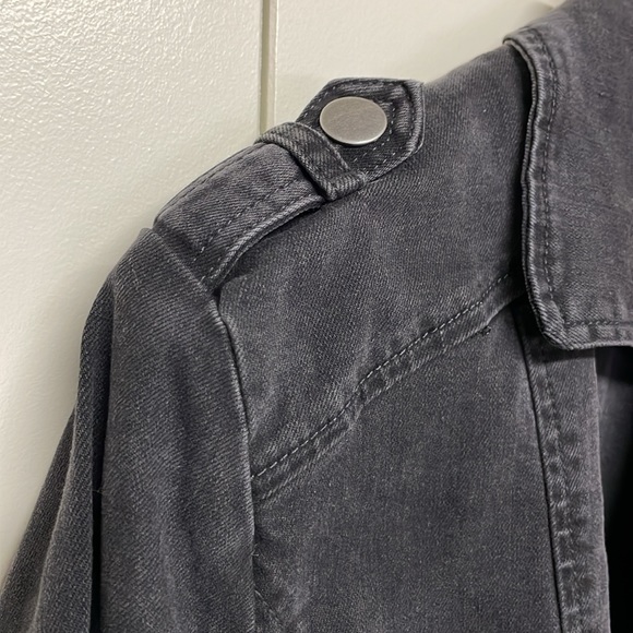 Elliot & Vine Black denim Moto jacket - Picture 4 of 4